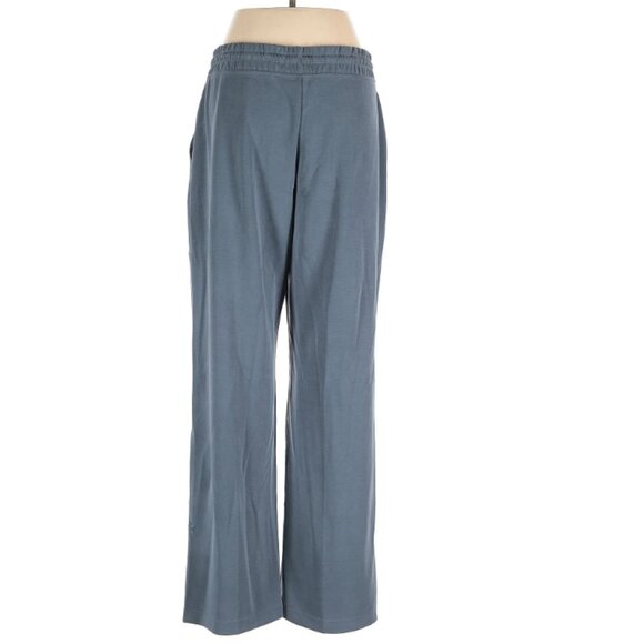 Athleta Seasoft Mid Rise Straight Pant-  Drawstring Waist - Shadow Blue- XS Tall - Picture 8 of 8